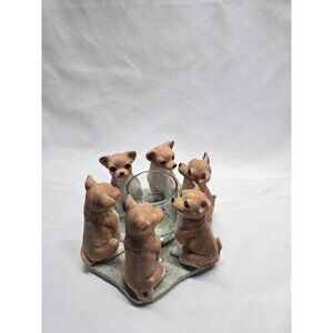 Vintage Continental Creations, Inc - True Friends Chihuahua Vintage Tea Light